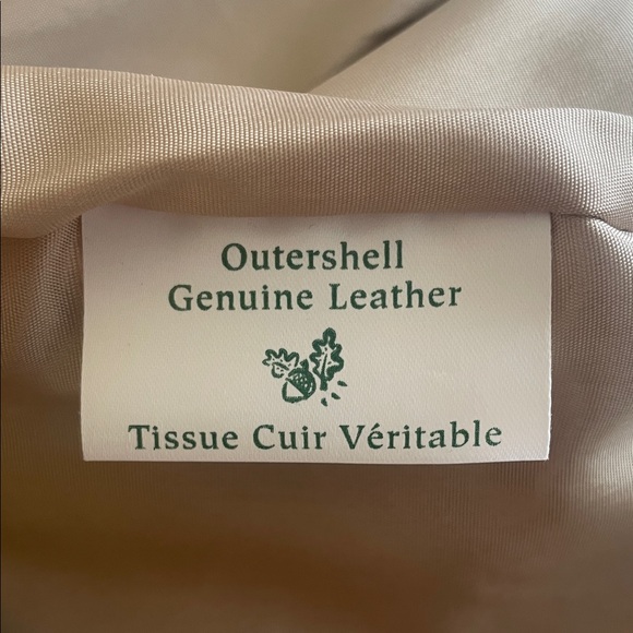 Vintage Danier Nude Suede Leather Midi Pencil Skirt Size 18 - Picture 11 of 16